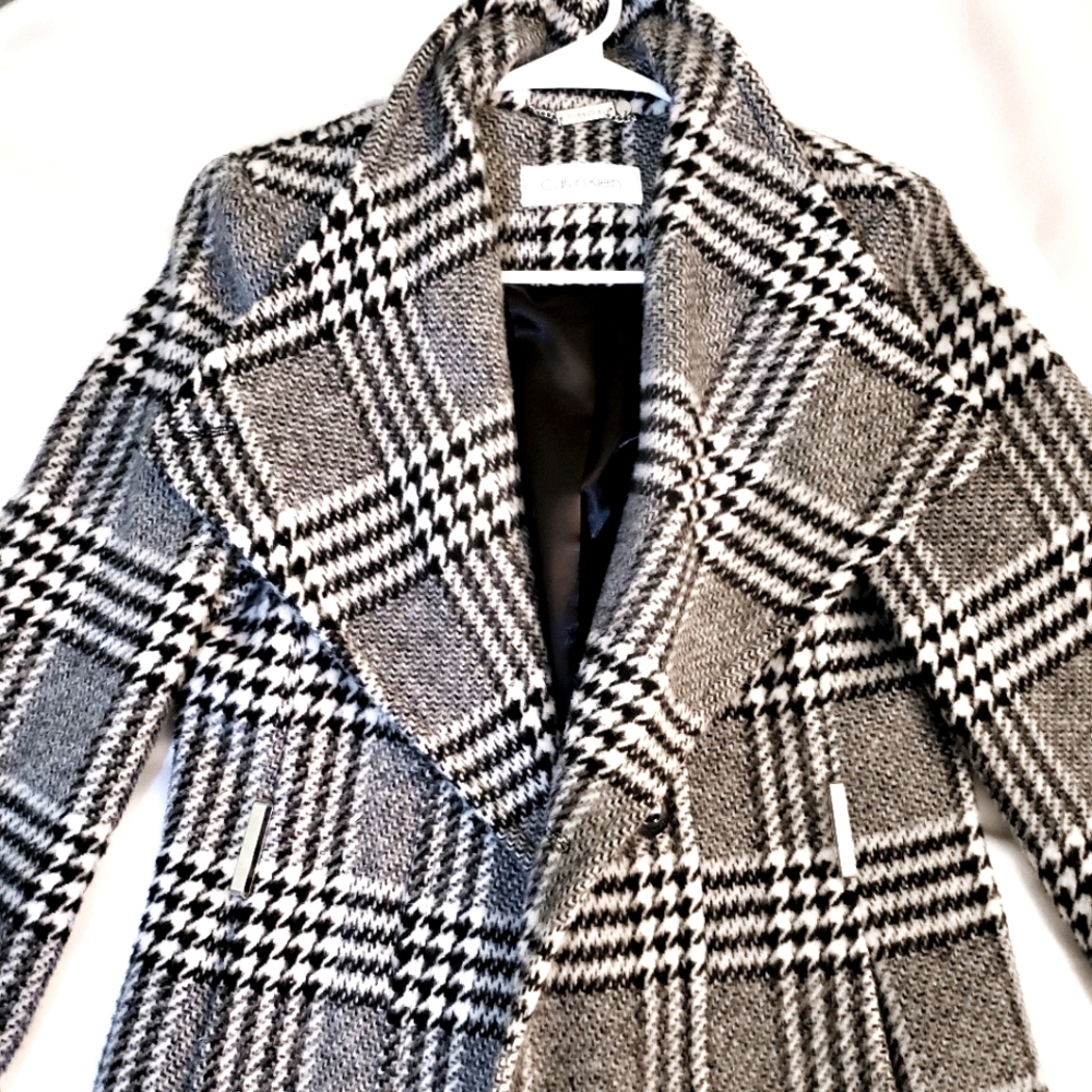 Calvin Klein Belted Wrap Coat